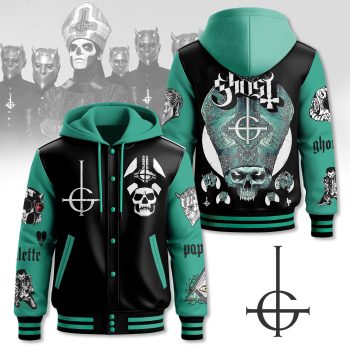 Ghost Band Music Hooded Baseball Jacket Varsity Jacket CHB1047