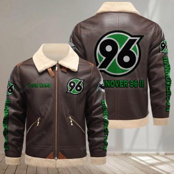 Hannover 96 2 Leather Jacket - Brown