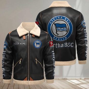 Hertha BSC Leather Jacket - Black