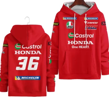 Honda HRC Castrol Personalized  Unisex Performance Hoodie
