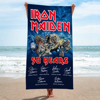 Iron Maiden Rectangle Beach Towel TWG1184