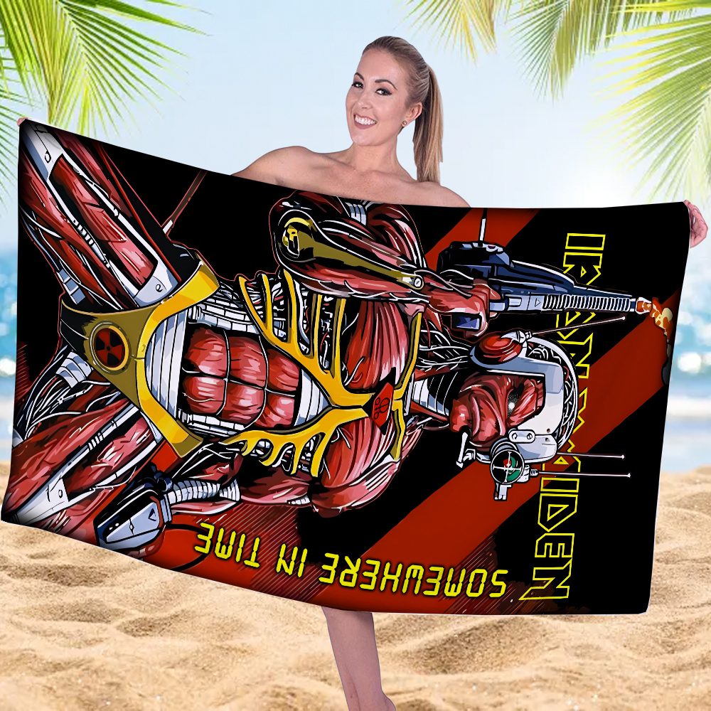 Iron-Maiden-Rectangle-Beach-Towel-TWG1189-1