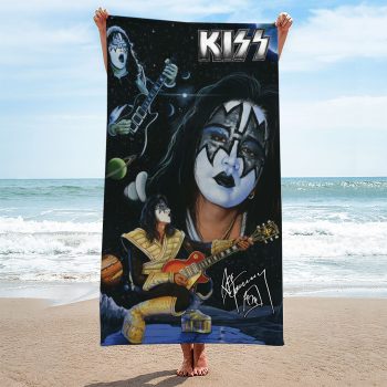 KISS x Ace Frehley Rectangle Beach Towel TWG1027