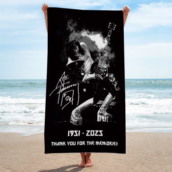 KISS x Ace Frehley Rectangle Beach Towel TWG1030