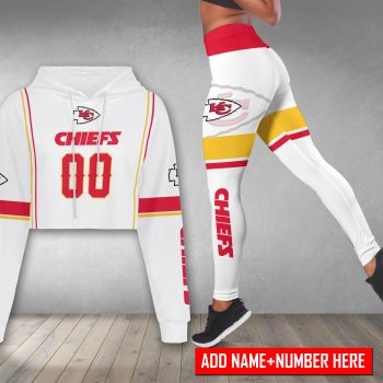 Kansas City Chiefs Personalized Combo Croptop Hoodie And Leggings CHL1151