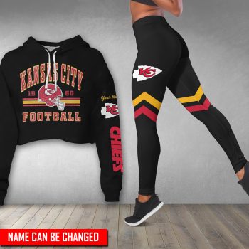 Kansas City Chiefs Personalized Combo Croptop Hoodie And Leggings CHL1201