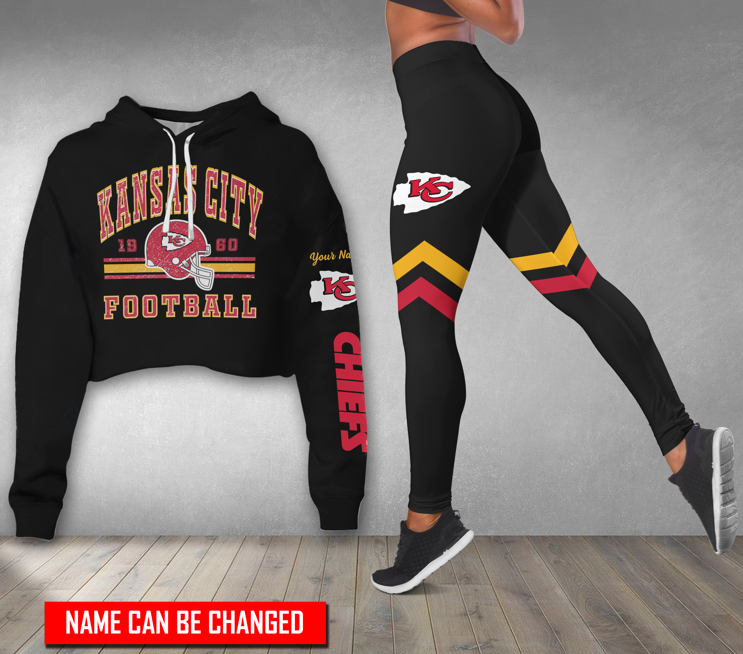 Kansas-City-Chiefs-Personalized-Combo-Croptop-Hoodie-And-Leggings-CHL1201 Kansas City Chiefs Personalized Combo Croptop Hoodie And Leggings CHL1201