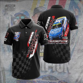 Kyle Larson 2025 NASCAR Cup Series Champion Polo Shirt NDT1320