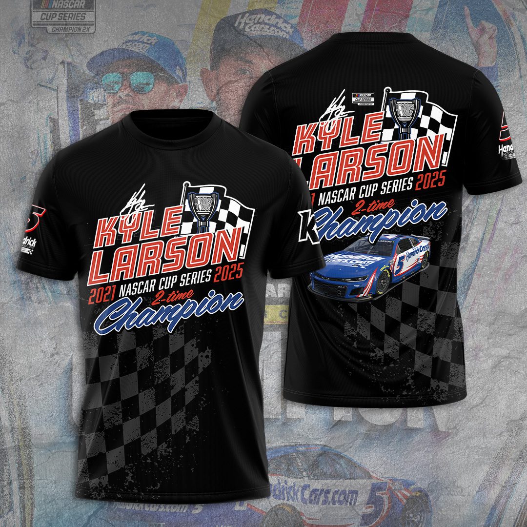 Kyle-Larson-2025-NASCAR-Cup-Series-Champion-Unisex-Performance-T-Shirt-NDT1422 Kyle Larson 2025 NASCAR Cup Series Champion Unisex Performance T-Shirt NDT1422