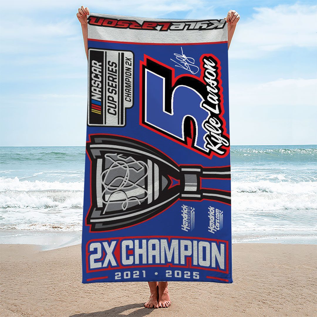 Kyle-Larson-Rectangle-Beach-Towel-TWG1005-2