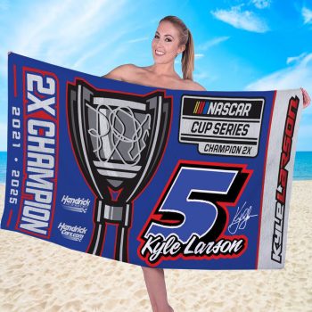 Kyle Larson Rectangle Beach Towel TWG1005