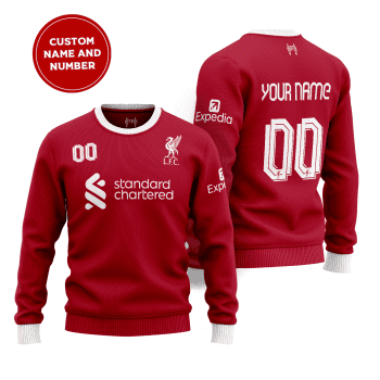 Liverpool Home Wool Sweater 23/24 Season SCC1436