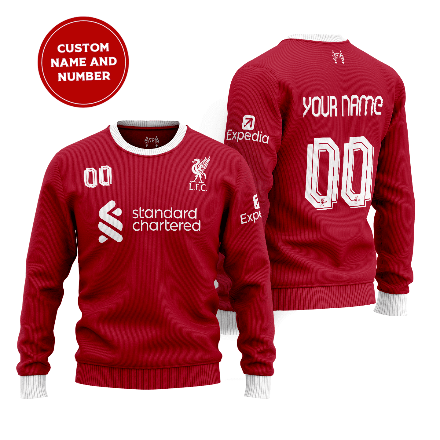 Liverpool-Home-Wool-Sweater-2324-Season-SCC1436 Liverpool Home Wool Sweater 23/24 Season SCC1436
