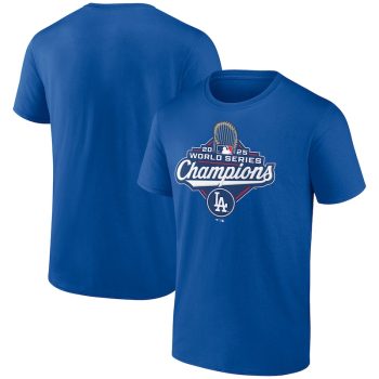 Los Angeles Dodgers 2025 World Series Champions Official Logo T-Shirt - Royal