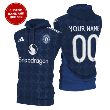 Manchester United Premier League 2024 Away Sleeveless Hoodie 24/25 Season SCC1302