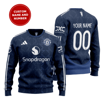 Manchester United Premier League 2024 Away Wool Sweater 23/24 Season SCC1433