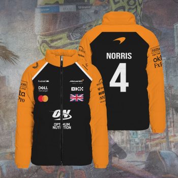 McLaren x Lando Norris 3D Stand Collar Puffer Jacket