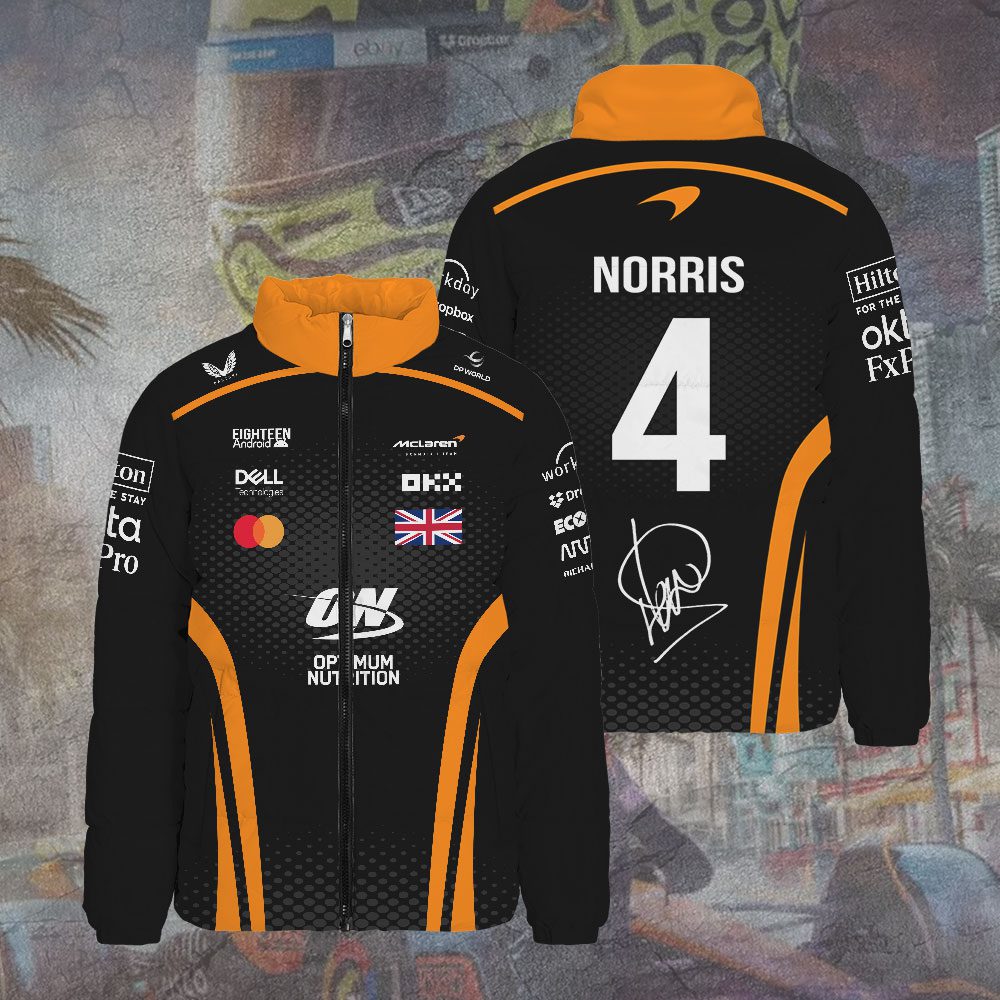 McLaren-x-Lando-Norris-3D-Stand-Collar-Puffer-Jacket McLaren x Lando Norris 3D Stand Collar Puffer Jacket