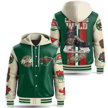 Minnesota Wild Special Hooded Baseball Jacket Varsity Jacket CHB1212