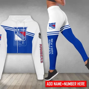 New York Rangers Personalized Combo Croptop Hoodie And Leggings CHL1178
