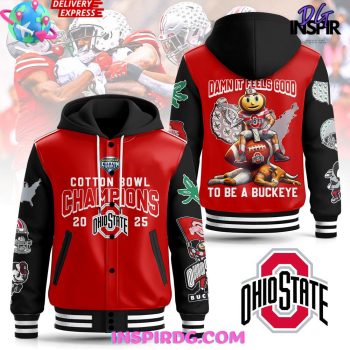 Ohio State Cotton Bowl 2025 Hooded Baseball Jacket Varsity Jacket CHB1100