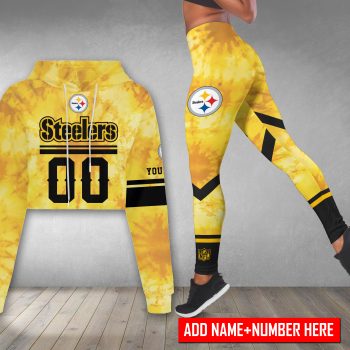 Pittsburgh Steelers Personalized Combo Croptop Hoodie And Leggings CHL1141