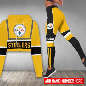 Pittsburgh Steelers Personalized Combo Croptop Hoodie And Leggings CHL1144