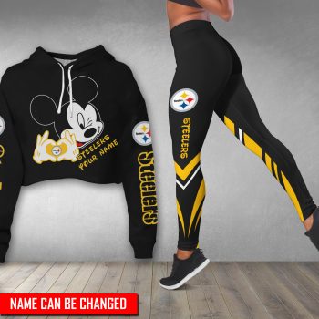 Pittsburgh Steelers Personalized Combo Croptop Hoodie And Leggings CHL1202