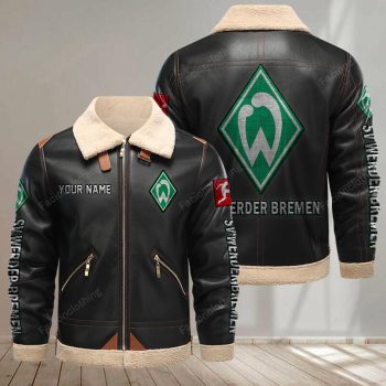 SV Werder Bremen Leather Jacket - Black