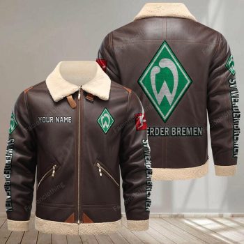 SV Werder Bremen Leather Jacket - Brown