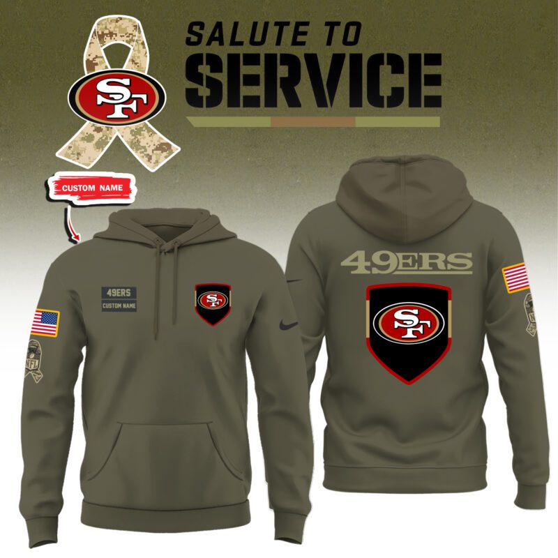 San-Francisco-49ers-2025-Salute-to-Service-Limited-Edition-Unisex-Performance-Hoodie San Francisco 49ers 2025 Salute to Service Limited Edition Unisex Performance Hoodie