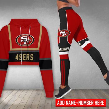 San Francisco 49ers Personalized Combo Croptop Hoodie And Leggings CHL1142