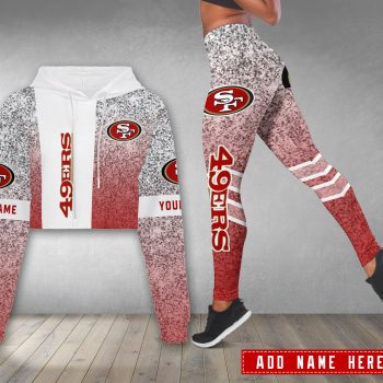 San Francisco 49ers Personalized Combo Croptop Hoodie And Leggings CHL1143