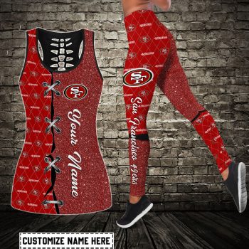 San Francisco 49ers Personalized Combo Croptop Hoodie And Leggings CHL1145