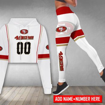 San Francisco 49ers Personalized Combo Croptop Hoodie And Leggings CHL1158