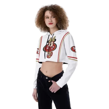 San Francisco 49ers Personalized Combo Croptop Hoodie And Leggings CHL1190
