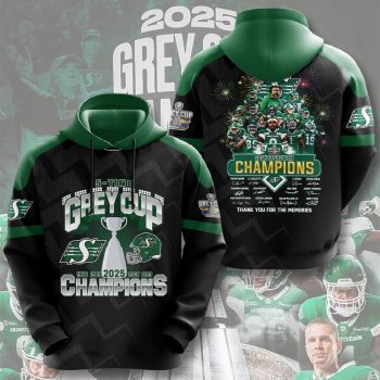Saskatchewan Roughriders 2025 Champions Unisex Performance Hoodie NDT1001