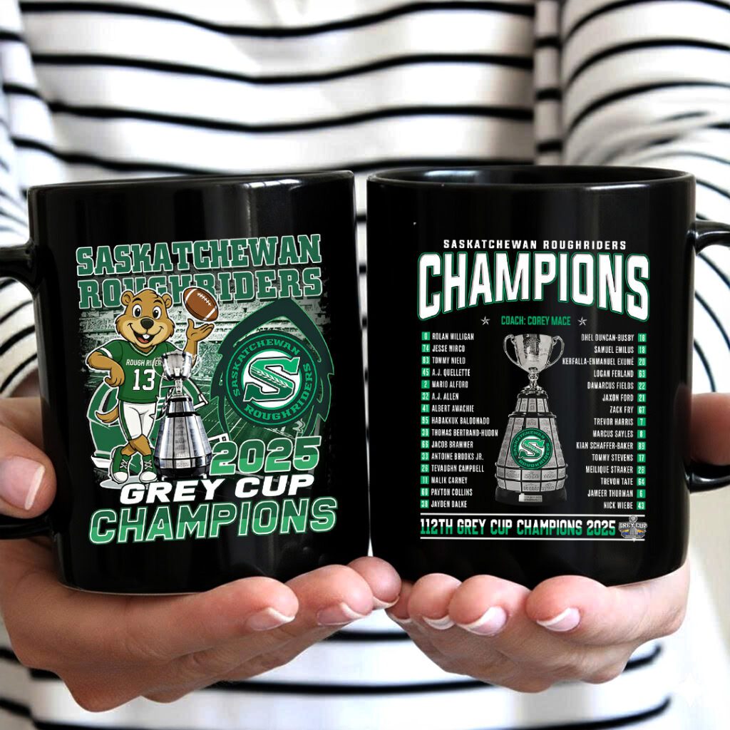 Saskatchewan-Roughriders-2025-Grey-Cup-Champions-Ceramic-Mug-NDT1292-1