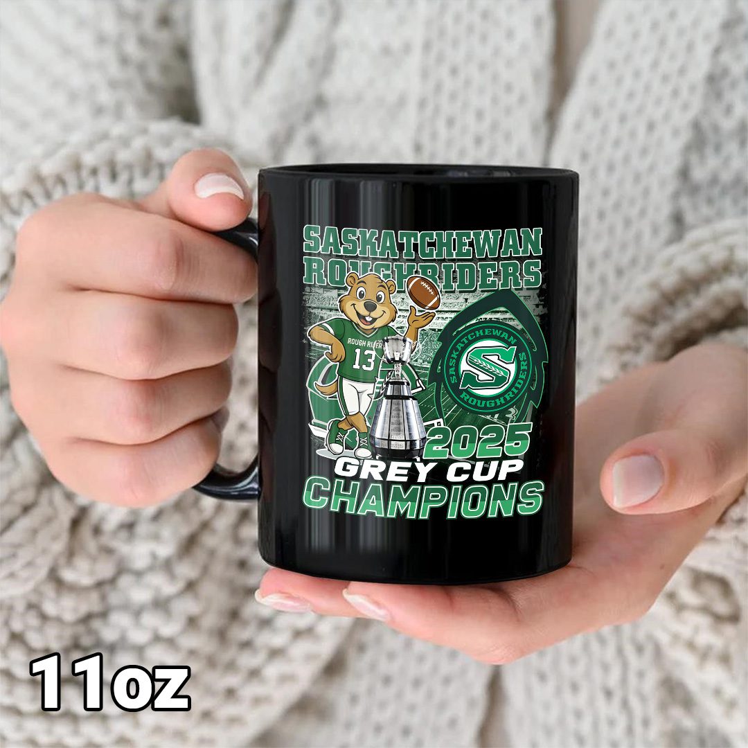 Saskatchewan-Roughriders-2025-Grey-Cup-Champions-Ceramic-Mug-NDT1292-2