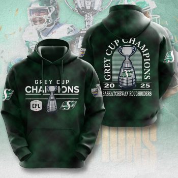 Saskatchewan Roughriders 2025 Grey Cup Champions Unisex Performance Hoodie NDT1023