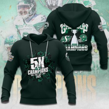 Saskatchewan Roughriders 2025 Grey Cup Champions Unisex Performance Hoodie NDT1034