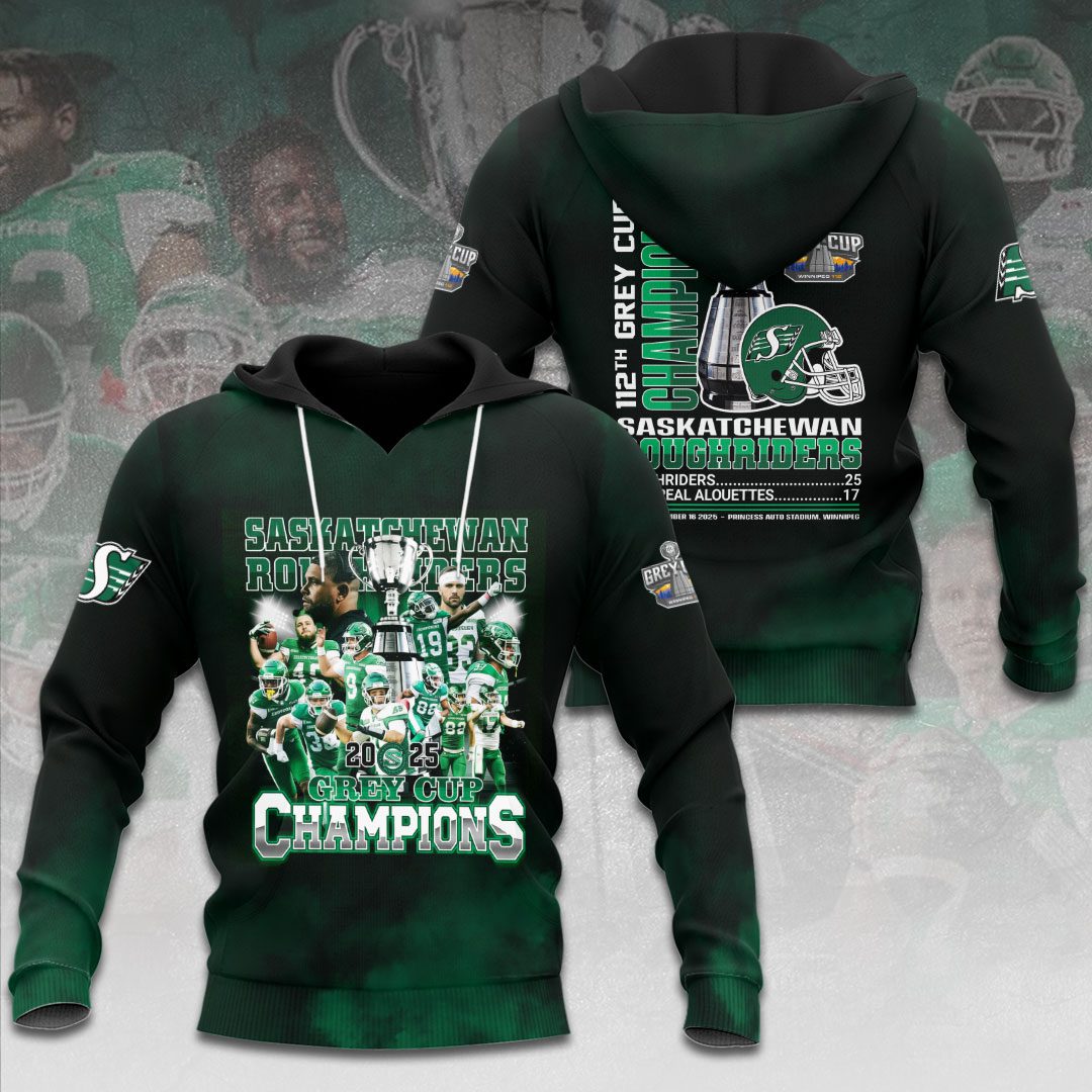 Saskatchewan-Roughriders-2025-Grey-Cup-Champions-Unisex-Performance-Hoodie-NDT1042 Saskatchewan Roughriders 2025 Grey Cup Champions Unisex Performance Hoodie NDT1042