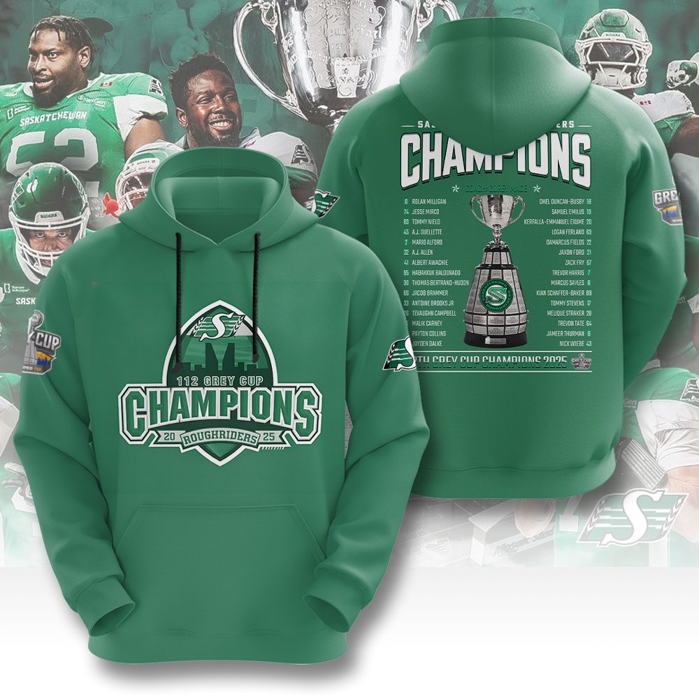 Saskatchewan-Roughriders-Unisex-Performance-Hoodie-NDT1002 Saskatchewan Roughriders Unisex Performance Hoodie NDT1002