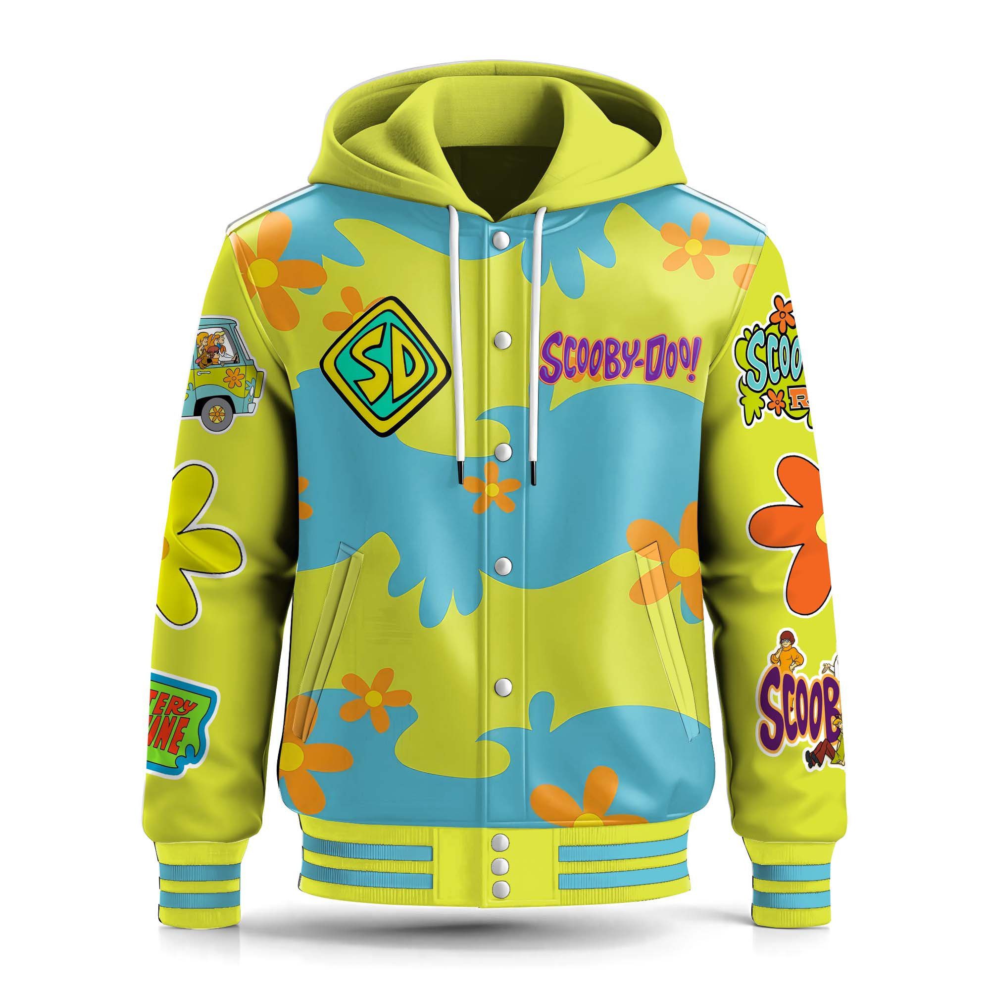 Scooby-Doo-Special-Hooded-Baseball-Jacket-Varsity-Jacket-CHB1119-1