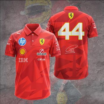 Scuderia Ferrari Las Vegas x Lewis Hamilton Polo Shirt NDT1303