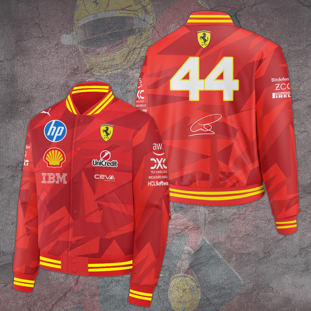 Scuderia-Ferrari-Las-Vegas-x-Lewis-Hamilton-Varsity-Jacket-NDT1085 Scuderia Ferrari Las Vegas x Lewis Hamilton Varsity Jacket NDT1085