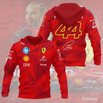Scuderia Ferrari x Lewis Hamilton 2025 Unisex Performance Hoodie NDT1022