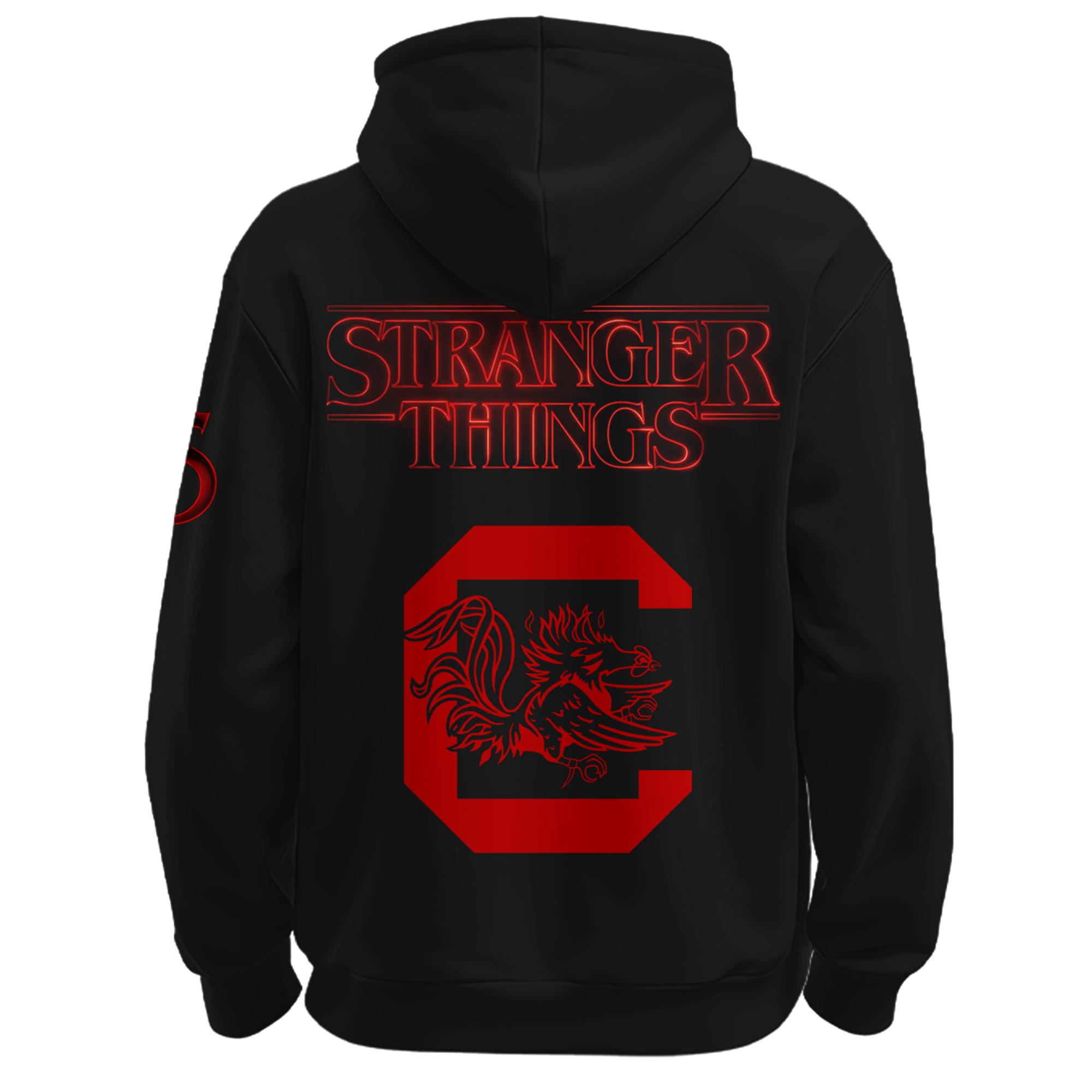 South-Carolina-Gamecocks-Stranger-Things-Unisex-Performance-Hoodie-NDT1075-2