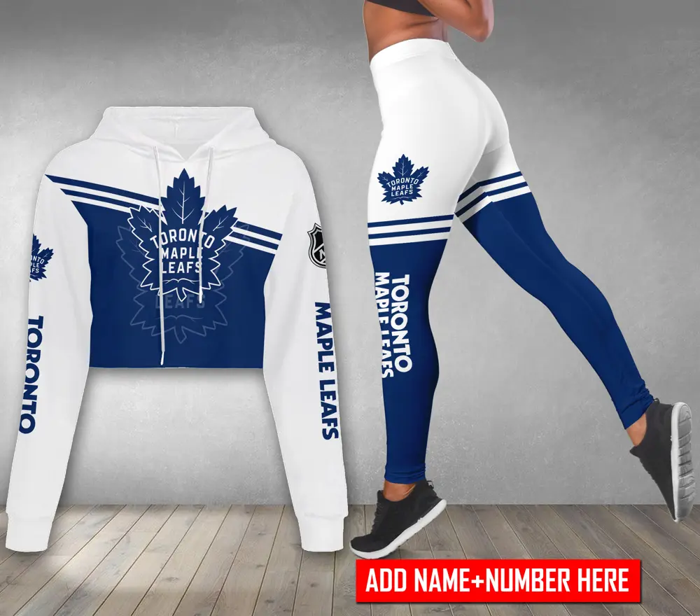 Toronto-Maple-Leafs-Personalized-Combo-Croptop-Hoodie-And-Leggings-CHL1191 Toronto Maple Leafs Personalized Combo Croptop Hoodie And Leggings CHL1191