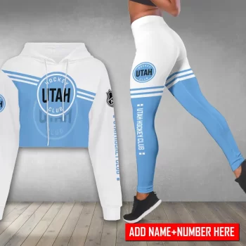 Utah Hockey Club Personalized Combo Croptop Hoodie And Leggings CHL1179